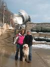 Jimmy, Sheila and Francie at the Millennium Park Bandshell, Chicago